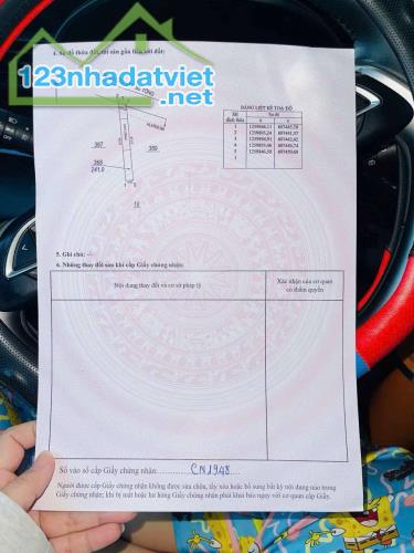 241m2 có 100m2 đất thổ cư Phú Giáo Bình Dương giá 300 triệu - 1
