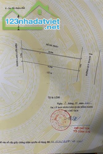 Bán lô đất ngay cạnh trường cấp 3 Hồng Bàng  80m giá chỉ có 3,1x tỷ  LH 0979087664 - 4