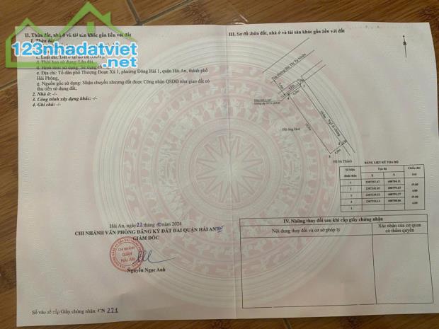 Sở hữu lô Góc tặng nhà mặt đường Bùi Thị Tự Nhiên, Phường Đông Hải 1, Hải An, Hải Phòng. - 2