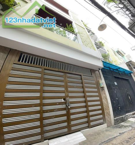 NHÀ MỚI 4 TẦNG, QUẬN 3, LÊ VĂN SỸ THÔNG TRẦN QUANG DIỆU - NGANG 4,8 ❌ 10m, NHỈNH 7 TỶ