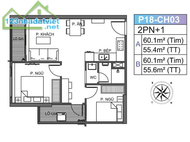 Giá Chỉ Từ 54 Triệu/m² – quỹ Căn1,2,3 Ngủ Masteri Trinity Hưng Yên - 5