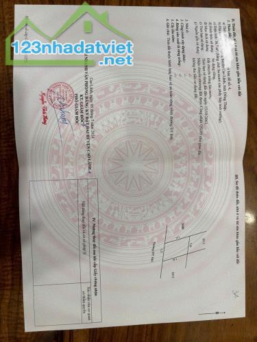 Bán Lô Đất Mặt Tiền Dường Nhựa xã Tân Nghĩa, Huyện Cao Lãnh, Đồng Tháp - 2