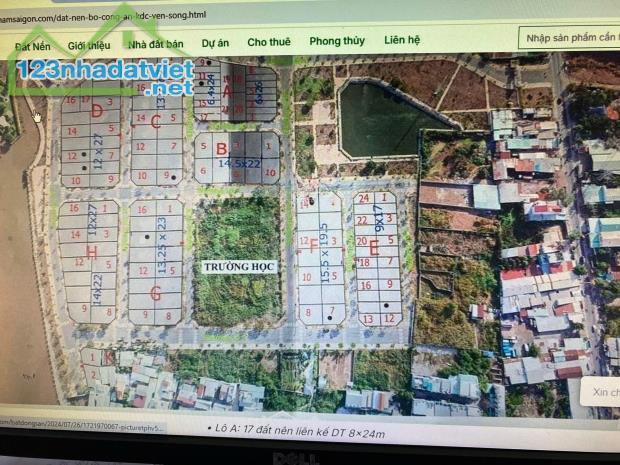 Đất đẹp 13.5x23 full thổ cư, mặt tiền đường 12m KDC Bộ CA Pham hữu Lầu Phước Kiển, 21.3 tỷ - 1