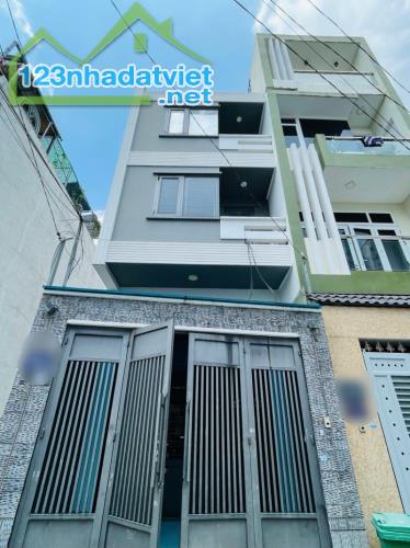 Bán nhà 4 tầng, Dương Thị Mười, Quận 12, hẻm xe hơi, 4PN, nhỉnh 4 tỷ