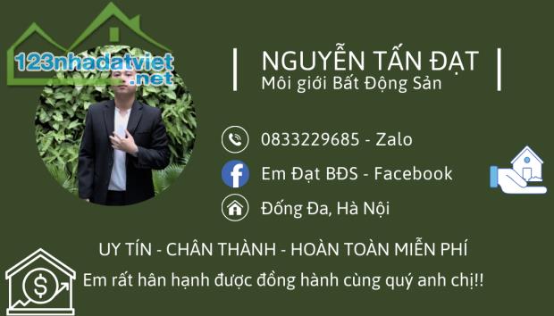 HÀNG HIẾM ĐỐNG ĐA, 2 BƯỚC CHÂN TỚI PHỐ HUỲNH THÚC KHÁNG SIÊU HOT, 73m2 - 12,3 Tỷ - 2