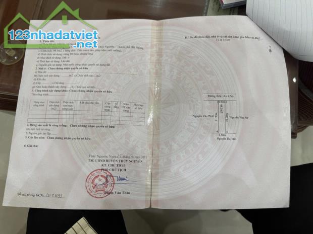 Bán gần 100m2 đất đối diện KĐT DOJI - HOA ĐỘNG vừa mới động thổ giá đẹp 4.5x tỷ.