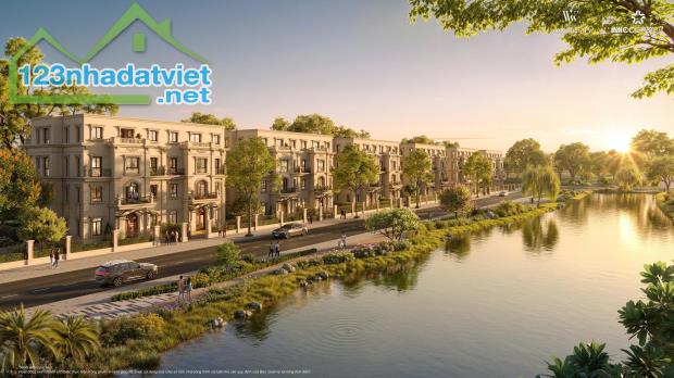 Biệt thự Song Lập 228m giá 44 tỷ, xây thô hoàn thiện mặt ngoài Vinhomes Đan Phượng