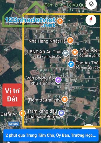Cần bán gấp 600m2 có 200m2 thổ cư ngay UBND An Thái – Phú Giáo – Bình Dương đường  DH507 - 1