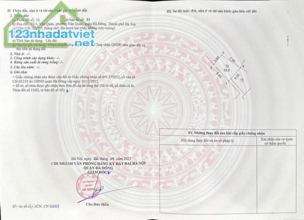 HƠN 4 TỶ CÓ NGAY NHÀ 5 TẦNG - NHÀ ĐẸP GIÁ RẺ KHU VỰC HÀ ĐÔNG. NÓI KHÔNG VỚI QUY HOẠCH