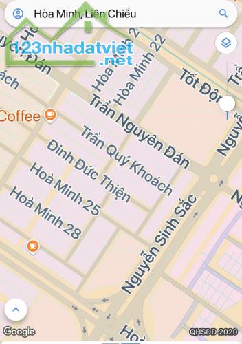 BÁN ĐẤT MT ĐƯỜNG HOÀ MINH 25- HOÀ MINH-LIÊN CHIỂU