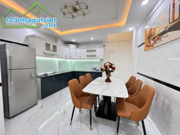 NHÀ ĐẸP 4 TẦNG 45m2 4 PN - FULL NỘI THẤT HẺM OTO THÔNG - 5