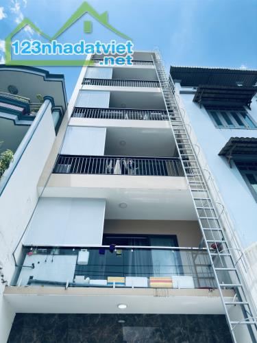 CHDV 6 TẦNG MẶT TIỀN AN NHƠN - 11 PHÒNG CHO THUÊ 55TR/THÁNG - 12.9 TỶ