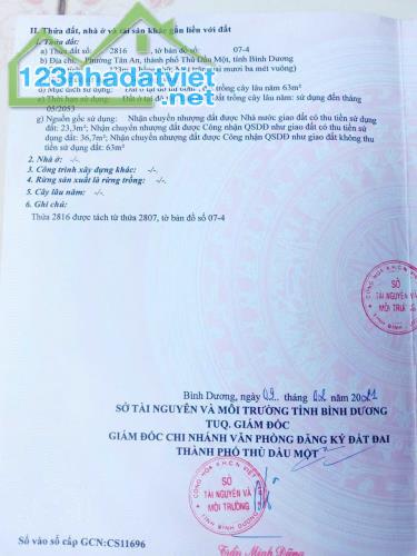 Cần bán nền đất , tại phường tân an , 1650 triệu - 3