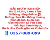 BÁN NHÀ ĐẤT TAM HIỆP, 1TRỆT 1LẦU, SỔ HỒNG THỔ CƯ, ĐƯỜNG NHỰA 8m KINH DOANH BUÔN BÁN