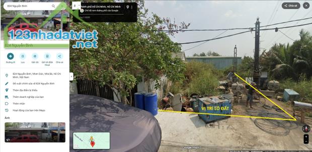 Bán đất 380m2 đường Nguyễn Bình, xã Nhơn Trạch, Nhà Bè, TP Hồ Chí Minh