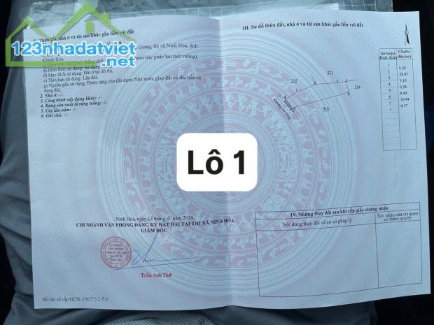 Bán đất full thổ cư gần đường Núi Sầm phường Hoà Thắng Khánh Hòa 0985451850 - 3