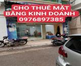 Cho thuê Mặt bằng kinh doanh phố Doãn Kế Thiện 30m + gác xép 10m giá 8 triệu