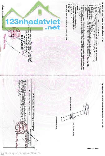 Đất cần bán gấp tại Bình Dương
