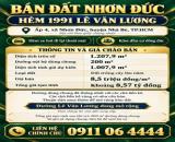 BÁN ĐẤT TÂN ĐỊNH & NHƠN ĐỨC – NHIỀU LỰA CHỌN DIỆN TÍCH - Vị Trí Đẹp