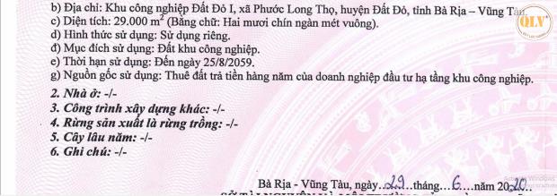 BÁN 3 LÔ ĐẤT LIỀN KỀ KCN ĐẤT ĐỎ 1, BRVT - 3
