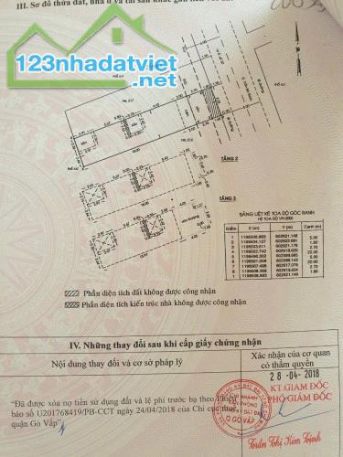 Bán nhà mặt tiền 215 Trần Bá Giao, P.5, Gò Vấp: 5 x 24, giá 18 tỷ. - 3