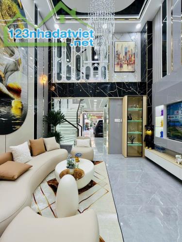 NHÀ ĐẸP PHAN HUY ÍCH - 63m2 6 TẦNG THANG MÁY - HẺM 8M - 13.8 TỶ - 2