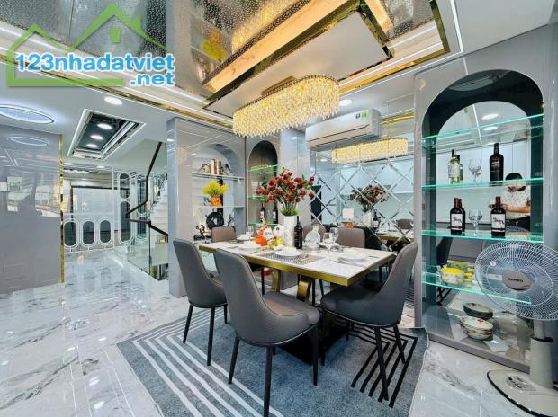 NHÀ ĐẸP PHAN HUY ÍCH - 63m2 6 TẦNG THANG MÁY - HẺM 8M - 13.8 TỶ - 3