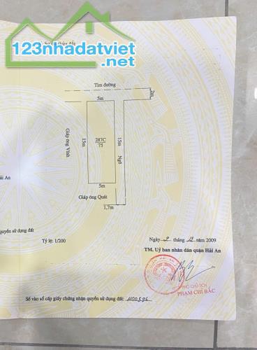 BÁN ĐẤT 3 MẶT THOÁNG NAM HẢI – ĐÔNG HẢI – NGÕ Ô TÔ TRÁNH NHAU – 75M2 – 44 TRIỆU/M2 - 4