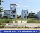 Bán đất 81m2 KQH Hương Sơ, mặt tiền đường Đức Bưu 1, Cạnh trường Mầm non và công viên