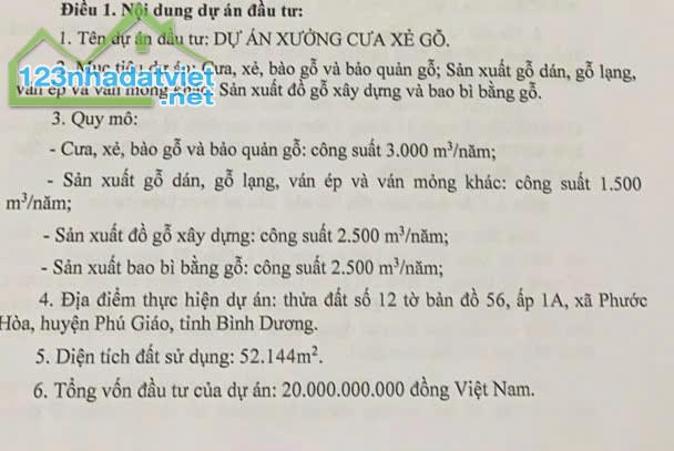 Bán đất trống - PHƯỚC HÒA, PHÚ GIÁO – 48.450 m² - 3