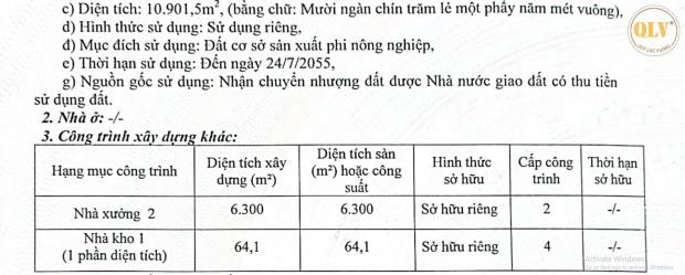 Bán nhà xưởng – TÂN UYÊN, BÌNH DƯƠNG – 10.901m² - 4