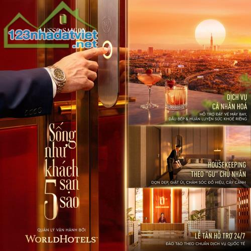 SUẤT NGOẠI GIAO CĂN 1PN - 56M2 GIÁ 2,4 TỶ LUSSO GÒN - LA PURA, THANH TOÁN 11% KÝ HĐMB