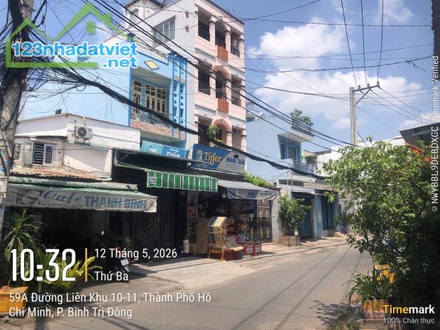 Bán nhà riêng 59/4 Đường Liên khu 10-11, Bình Trị Đông, Bình Tân, HCM, DT.GCN 70m2 - 1