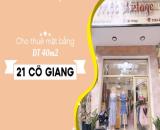 Cho thuê mặt bằng 21 Cô Giang, lối đi riêng biệt