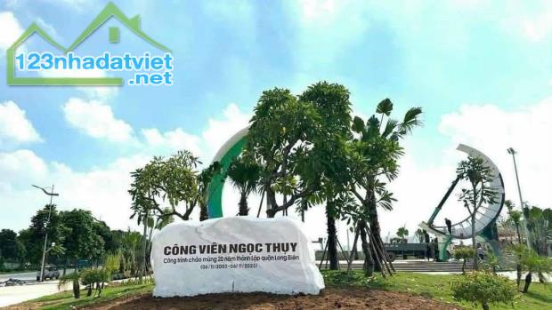 BÁN GẤP ĐẤT NGỌC THỤY, 80M MẶT TIỀN 5M, VIEW CÔNG VIÊN, Ô TÔ TRÁNH VỈA HÈ. GIÁ 25.5 TỶ - 2