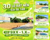 Lô đất sát trục đường chính giá chỉ nhỉnh 9xx triệu/nền