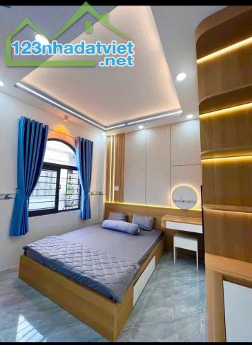 Bán nhà mới 3.4*11m hẻm Hưng Phú P10Q8 P.Chánh Hưng full nội thất - 1