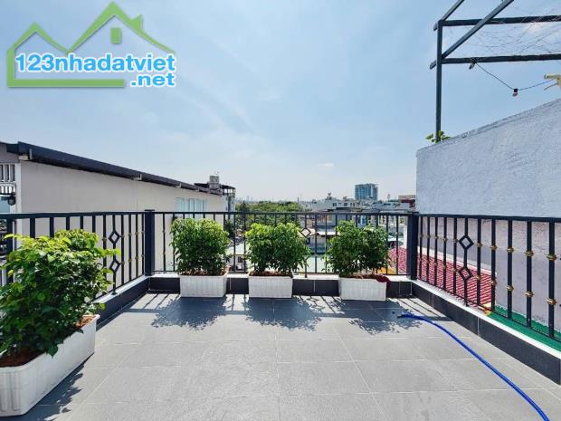 NHÀ MỚI VIEW SÔNG 5 TẦNG 143m2 - TRẦN BÁ GIAO-GÒ VẤP -  GIÁ 7,25TỶ
