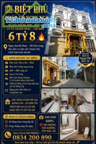 BIỆT THỰ PHÁP CỔ NGUY NGA – HỒ VĂN LONG, BÌNH TÂN - 5