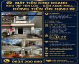 🏢 MT KHU VIP TÊN LỬA – GẦN AEON MALL  💰 14 TỶ TL 📐 5x25m – 125m²  🏠 6 Tầng