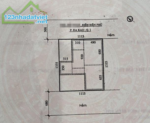 MT Cây Điệp, Đa Kao – Dt 149m² (11m x 14m) x 2 tầng – Dòng tiền 100tr/tháng - 4