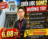 🏡 NHÀ MỚI 3 TẦNG – 50M² HƯỚNG TÂY  💰 Giá: 6,08 tỷ  📐 Diện tích: 4 x 13m (50m²)