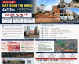 ĐẤT ĐẸP- GIÁ TỐT BÁN NHANH LÔ ĐẤT VỊ TRÍ ĐẮC ĐỊA tại Đường Chiến Lược, Phường Bình Trị