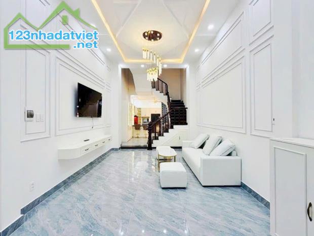 CHỈ 8.7 TỶ TL -SIÊU PHẨM 4 TẦNG-PHẠM VĂN CHIÊU -GÒ VẤP -4X15M -HẺM 6M –GẦN CHỢ THẠCH ĐÀ - 1