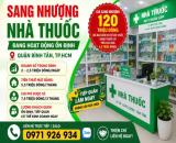SANG NHƯỢNG NHÀ THUỐC ĐANG HOẠT ĐỘNG ỔN ĐỊNH – Địa chỉ: 07 Tây Lân, phường Bình Trị Đông