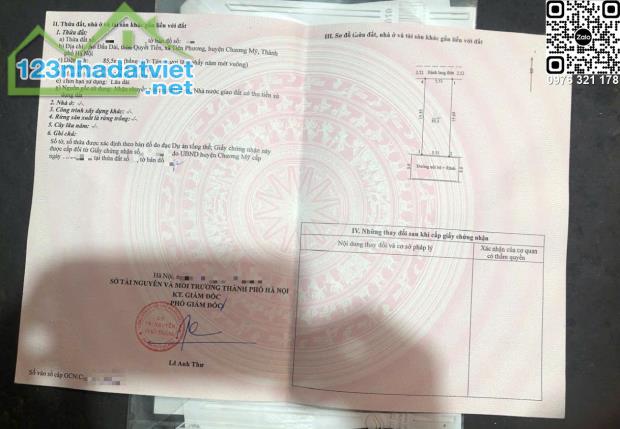 Bán đất Chúc Sơn Chương Mỹ ô tô đỗ cửa, nghỉ dưỡng giá chỉ 3.x tỷ. - 4