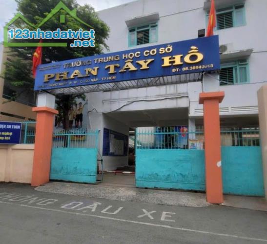 Bán nhà đẹp 6 lầu hẻm 535 Thống Nhất 100m2 có T.máy gần trường Phan Tây Hồ tặng NT 12.8 tỷ - 4