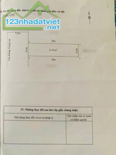 Bán đất mặt đường Trung Lực - Đoạn đẹp nhất mặt đường - 2