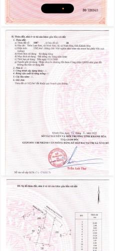 BÁN ĐẤT LAM SƠN – NINH SIM, NINH HÒA, KHÁNH HOÀ. FULL THỔ CƯ - 1