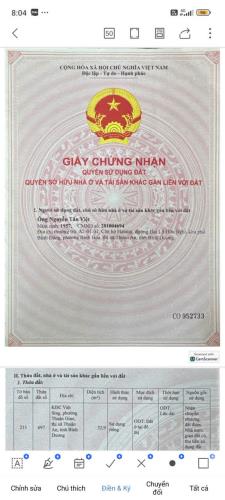CHÍNH CHỦ BÁN ĐẤT KDC VIỆT SING – THUẬN AN, BÌNH DƯƠNG - 4